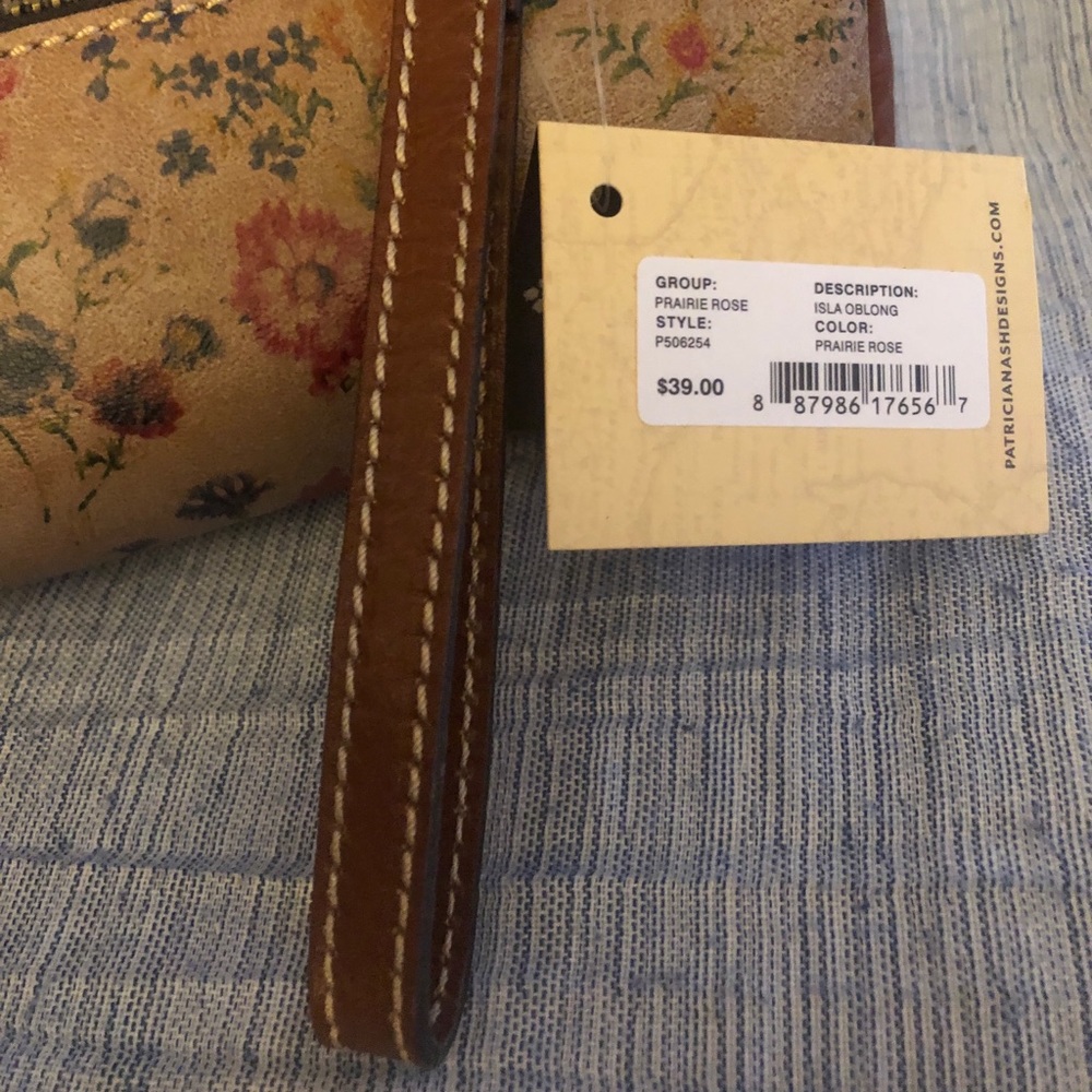 NWT Patricia Nash Prairie Rose Print Oblong Case - Picture 5 of 8